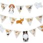 Preview: Hunde Party Girlande - ECO Friendly (1,65€/M)
